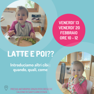Latte e non solo: introduciamo altri cibi Latte e non solo: introduciamo altri cibi